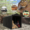 Storage shelter tent with waterproof cover, 7 x 5.2FT, ideal for bicycles and outdoor storage needs.