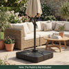 Outdoor Cantilever Umbrella Base Square Water and Sand Fillable Base - Gallery View 3 of 10
