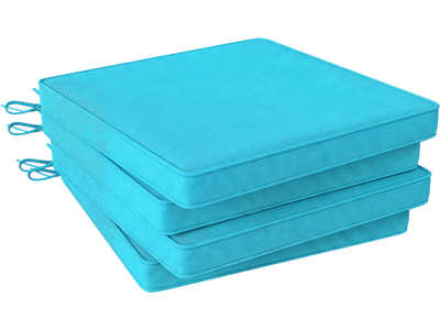 Costway Outdoor Chair Waterproof Olefin Seat Cushion Set of 4 76407738 New
