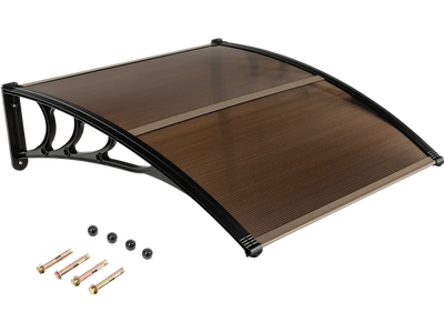 Costway Outdoor Front Door Patio Overhang Awning Sun Rain Snow Wind Protection 23684197 New