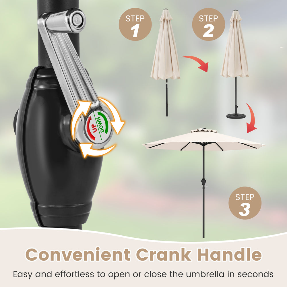 crank handle for patio umbrella CUCUFA dia. 43mm Heavy Duty Anti-rust Rotary Universal Detachable Handles Replacement Part Outdoor Parasol Patio Umbrella Replacement Parts : Patio, Lawn & Garden sided patio umbrella provides an enlarged shading space to accommodate your patio furniture Outdoor Heavy Duty Market Umbrella