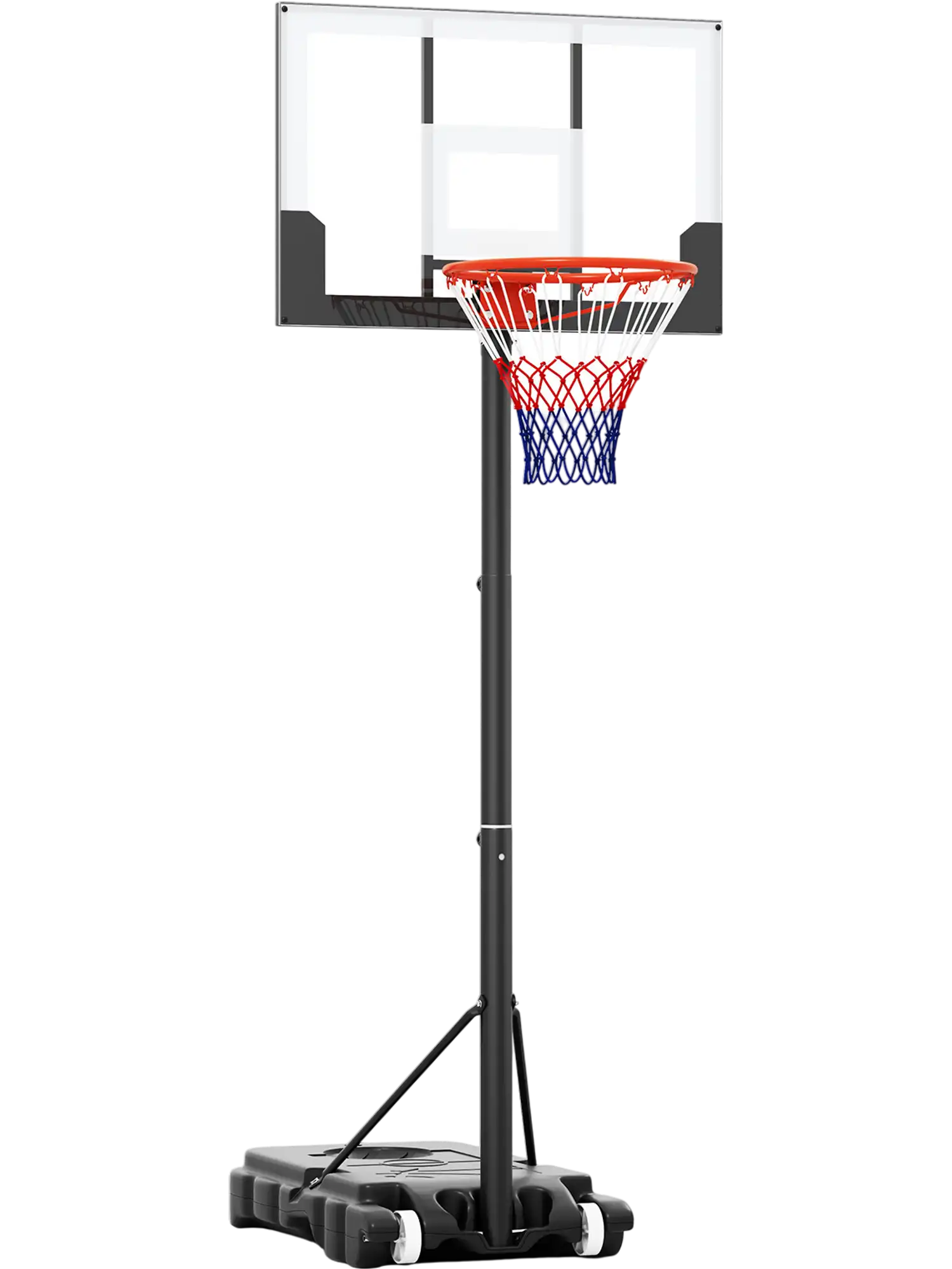 Costway Portable Adjustable Outdoor Kids Basketball Hoop Goal System 3.3-7' 468951723 New