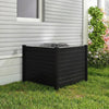 Outdoor PVC Air Conditioner Fence with 20 Inch Long Stakes-Black - Gallery View 1 of 8