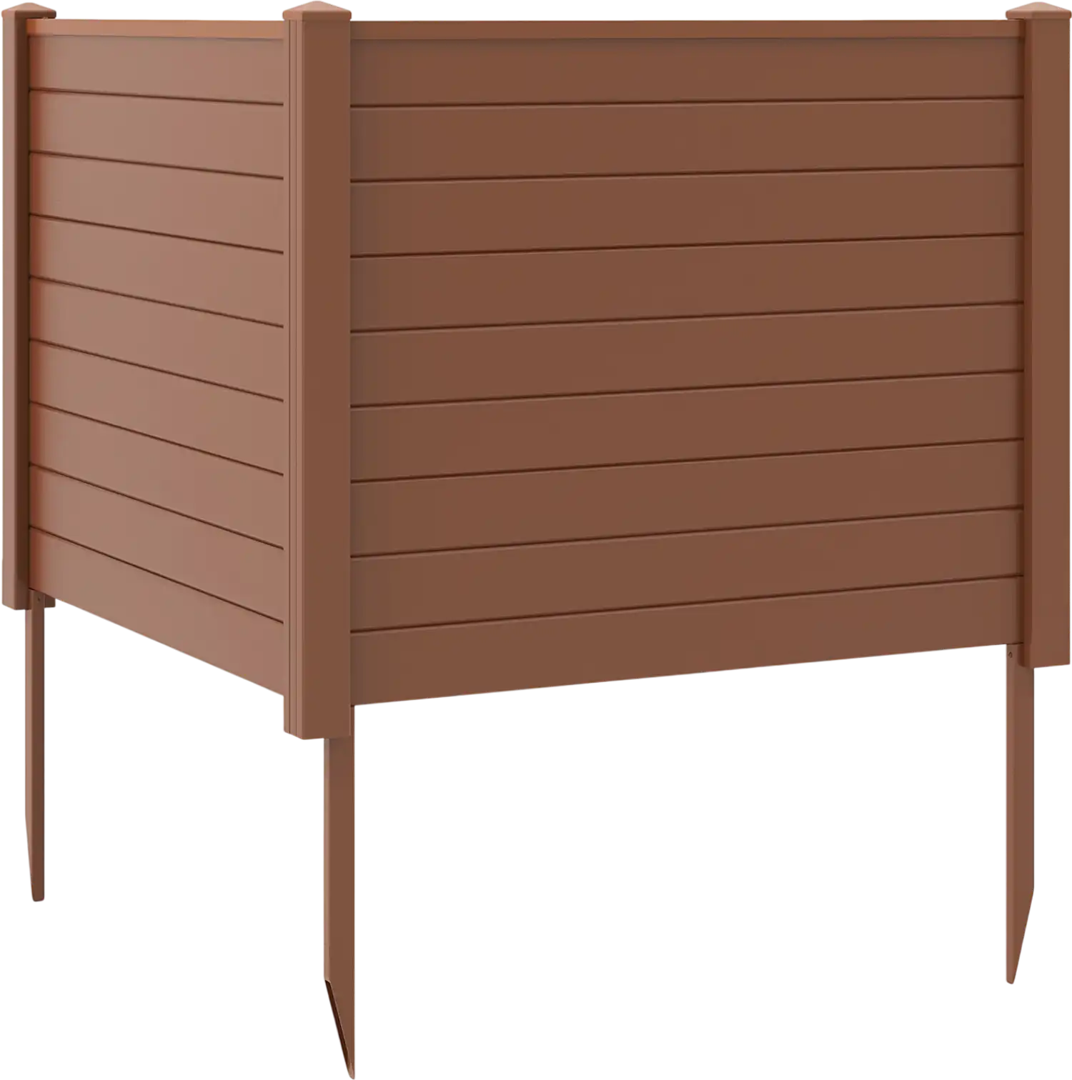 Costway Outdoor PVC Air Conditioner Fence Privacy Panel w/ 20