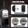 Costway Wood Burning Pizza Oven with Grill Racks and Built-in Thermometer New