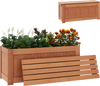 Outdoor Plant Container with Seat for Garden Yard Balcony Deck