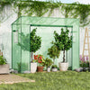 Close-up of the PE cover texture of the outdoor portable greenhouse, showcasing its wear-resistant and tear-resistant.