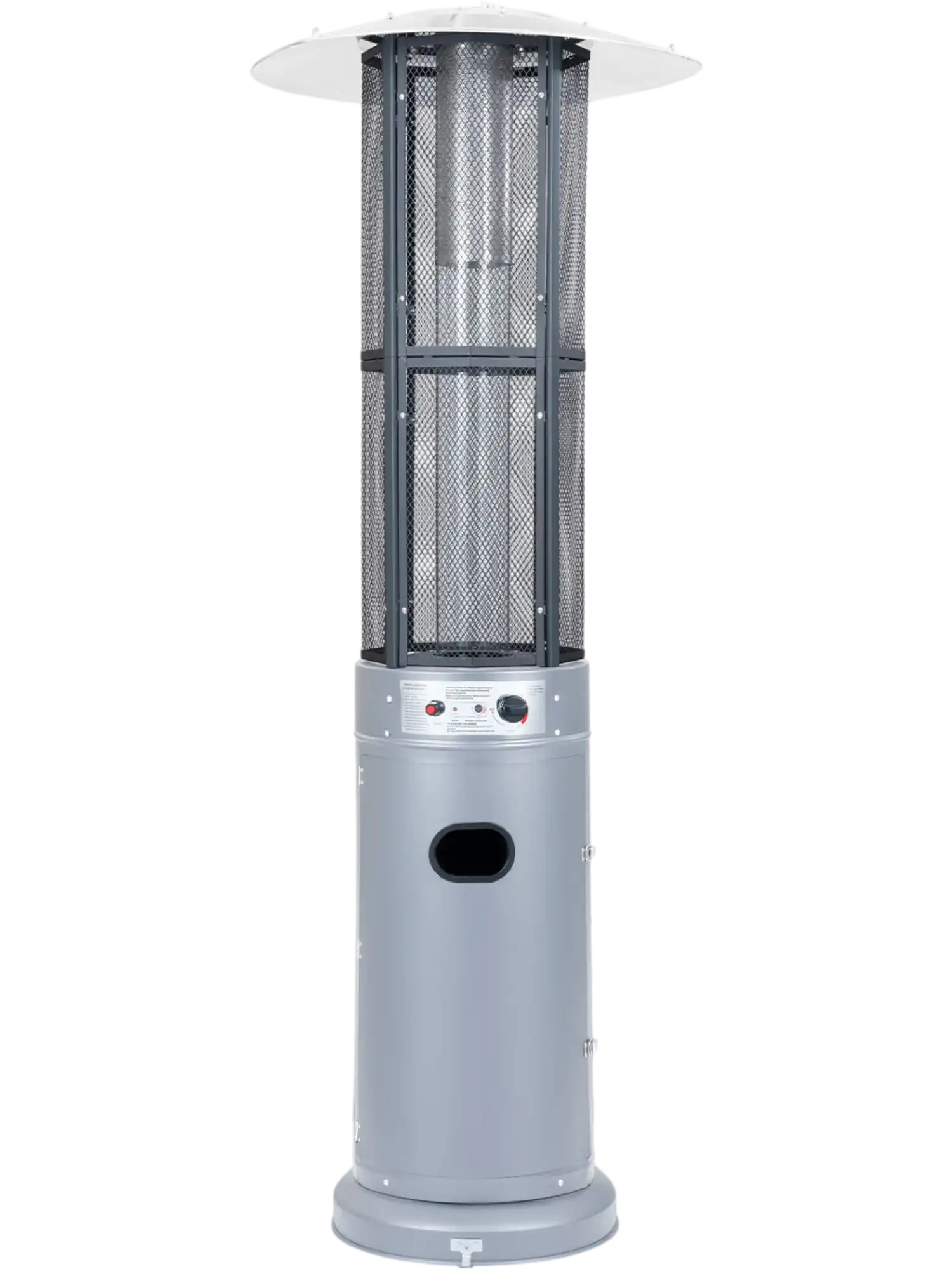 Costway Outdoor Propane Patio Heater Glass Tube Tilt-Over Protection 98660550 New