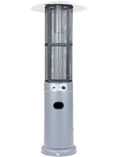 Costway Outdoor Propane Patio Heater Glass Tube Tilt-Over Protection 98660550 New