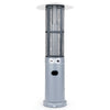 Outdoor Propane Patio Heater with Glass Tube and Tilt-Over Protection-Gray - Gallery View 1 of 1