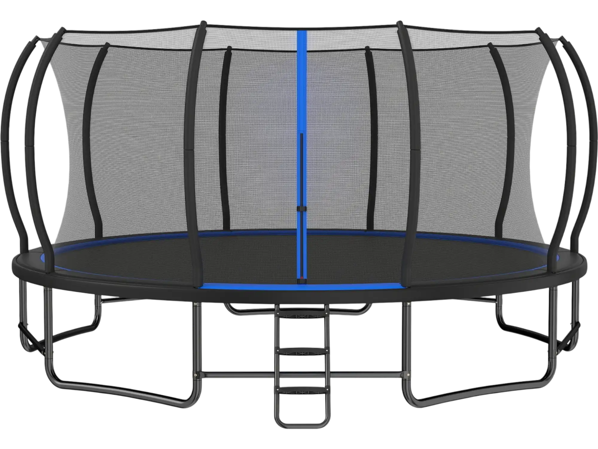 Costway Outdoor Round Trampoline w/ Enclosure Net 38302995 New