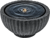 Outdoor Round Sphere Water Fountain with LED Lights and Pump
