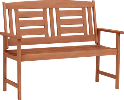 Costway Outdoor Solid Wood Loveseat 2-Seat Bench 593127468 New