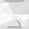 Delicate wood grain finishes on the HDPE tabletop of the outdoor picnic table bench set, enhancing aesthetic appeal.
