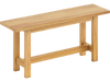 Outdoor Teak Wood Bench for Porch Backyard and Poolside