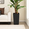 Outdoor Wicker Flower Pot Set of 2 with Drainage Hole for Porch Balcony - Gallery View 1 of 10