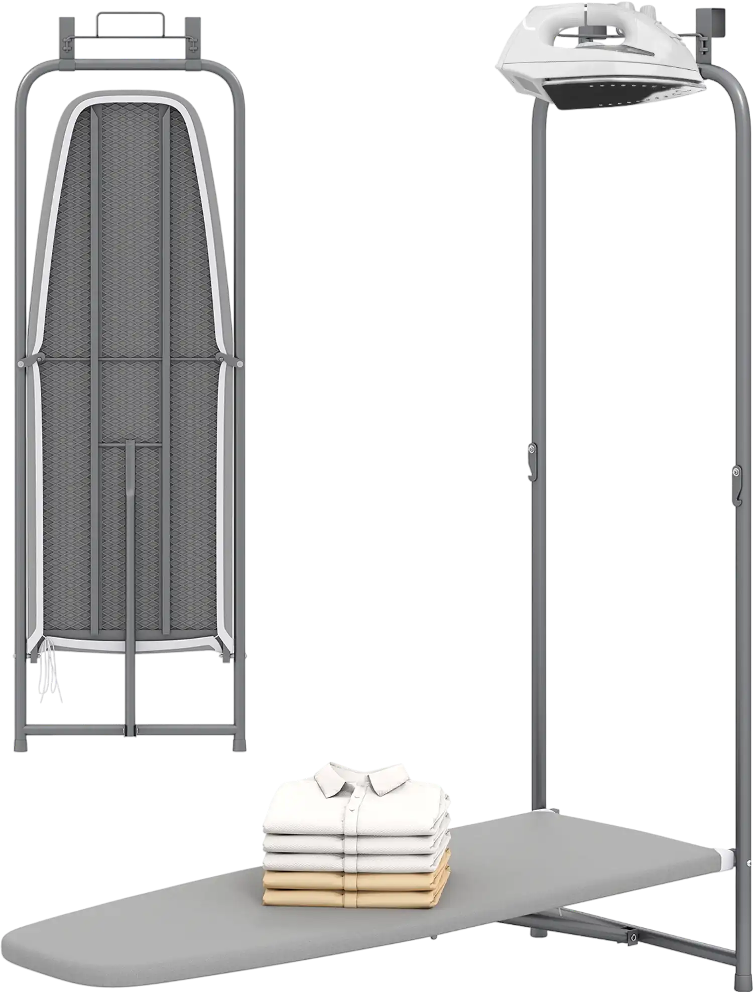 Costway Over the Door Space-Saving Metal Ironing Board 63027082 New