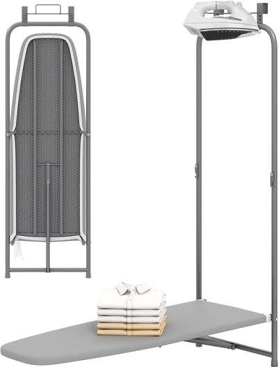 Costway Over the Door Space-Saving Metal Ironing Board 63027082 New