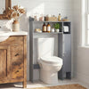 Over the Toilet Storage Cabinet with Toilet Paper Holder-Gray - Gallery View 1 of 10