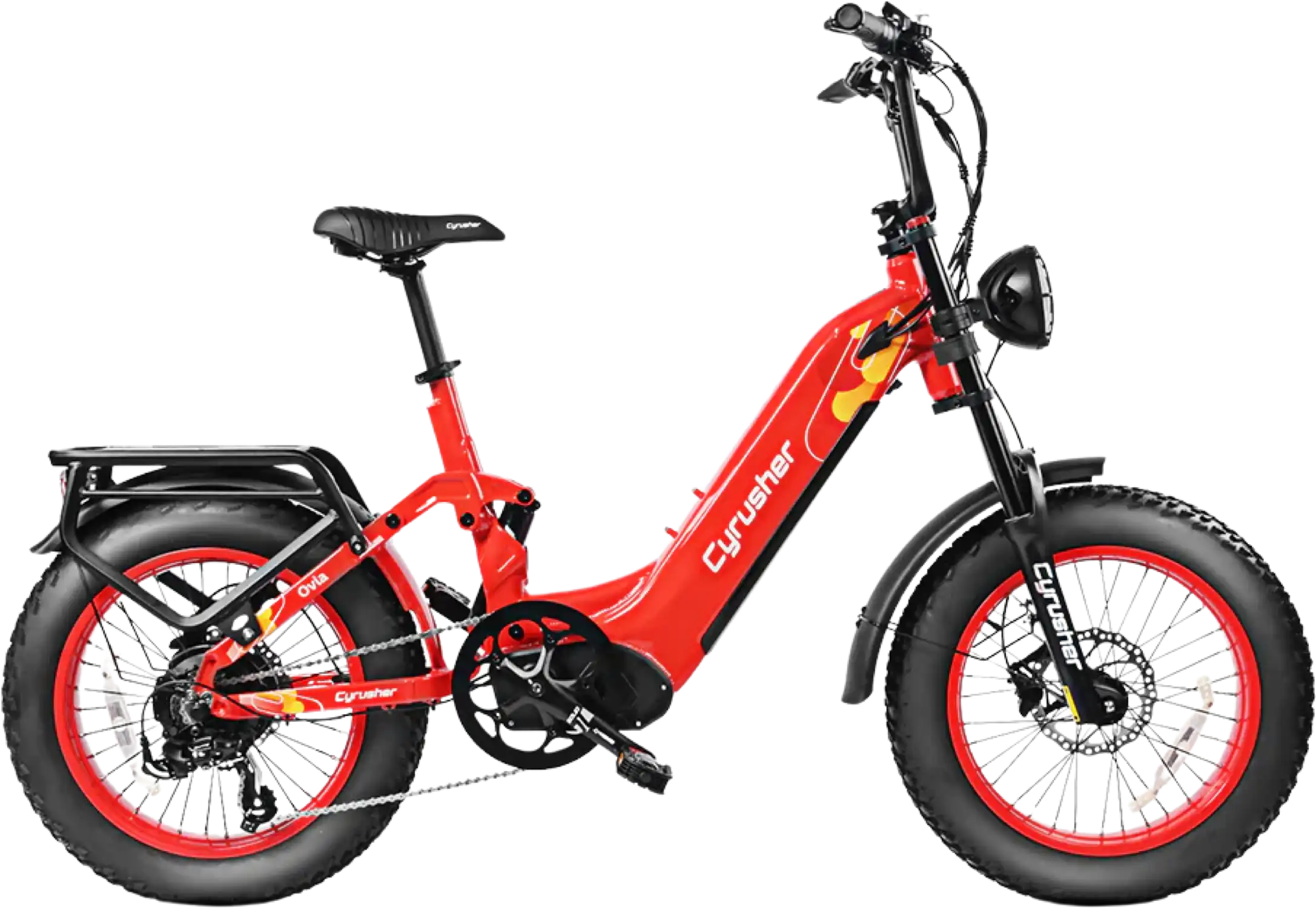 Cyrusher Ovia Electric Bike Step-Through Frame 28 MPH 52 Mile Range 750W New