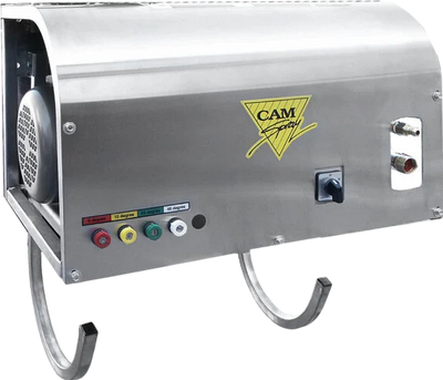 Cam Spray 3000WM/SS Pressure Washer 230V Electric Powered Deluxe Wall Mount Cold Water 4 GPM 3000 PSI New