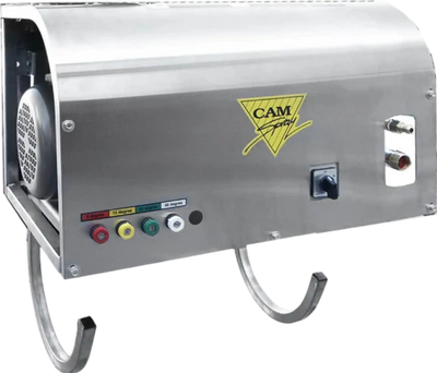 Cam Spray 3000WM/SSM3 Pressure Washer 208V-230V Electric Powered Deluxe Wall Mount Cold Water 4 GPM 3000 PSI New