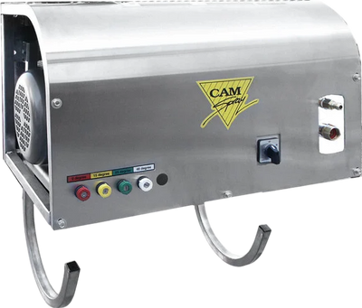 Cam Spray 2000WM/SS Pressure Washer 230V Electric Powered Deluxe Wall Mount Cold Water 4 GPM 2000 PSI New