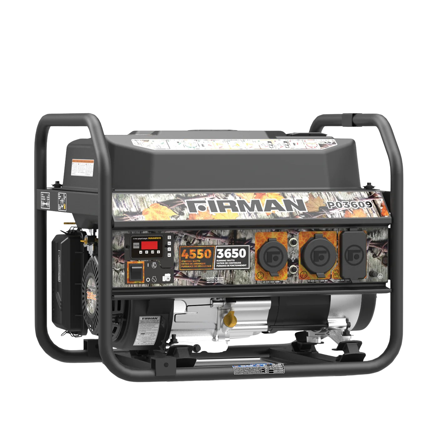 Firman P03609 3650W/4550W Gas Portable Generator Camo Manufacturer RFB
