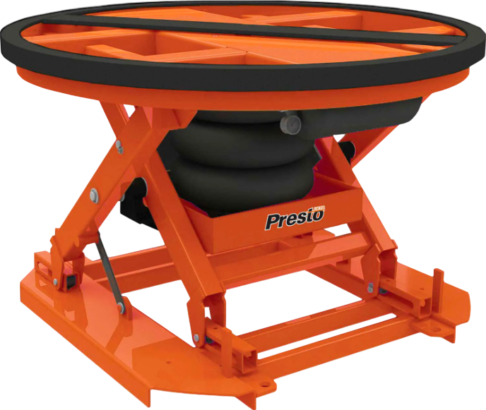 Presto Lifts Pallet Positioner Airbag Load Leveler Turntable 400 to 4500 Lb Capacity P3-AA New