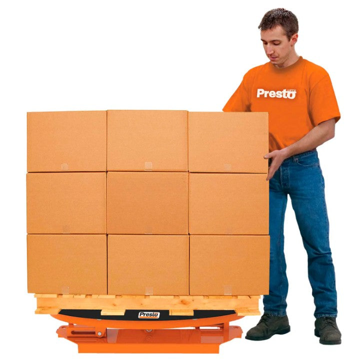 Presto Lifts Pallet Positioner Airbag Load Leveler Turntable 400 to 4500 Lb Capacity P3-AA New