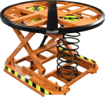 Presto Lifts Pallet Positioner Spring Load Leveler Turntable 4500 Lb Capacity P3-Spring New