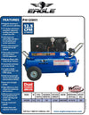 Eagle P4125H1 Air Compressor Portable 150 PSI 25 Gal. 12.5 CFM 5 HP Electric 220V New