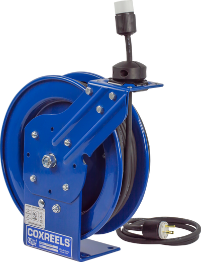 Coxreels PC13-5012-A Spring Driven Cord Reel Single Industrial Receptacle 50' Cord 12 AWG New