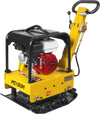 Honda GX160 Reversible Plate Compactor with Wheel Kit and Extension Plates, 5625 lb Centrifugal Force, PC150H