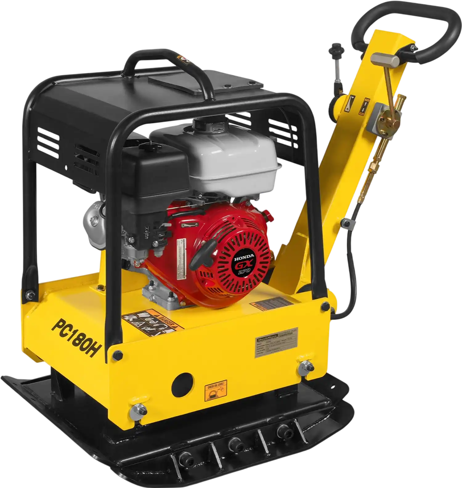 MechMaxx TR60H Tamping Rammer Honda GX270 Reversible Plate Compactor Wheel Kit Extension Plates 6750 lbs Centrifugal Force New