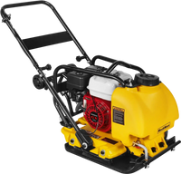 Honda GX160 Vibratory Plate Compactor with Wheel Kit, 3150 lb Centrifugal Force for Soil, Gravel, Asphalt and Paver Base, PC80H
