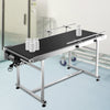 Vevor Motorized Conveyor With PVC Belt 59" x 19.7" Anti-Static With Adjustable Double Guardrails Stainless Steel New