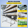 Vevor Motorized Conveyor With PVC Belt 59" x 23.6" Anti-Static With Adjustable Double Guardrails Stainless Steel New