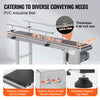 Vevor Motorized Conveyor With PVC Belt 47" x 7.8" Stainless Steel Adjustable Speed Double Guardrail for Inkjet Coding New