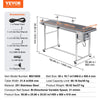 Vevor Motorized Conveyor With PVC Belt 59" x 19.7" Stainless Steel Adjustable Speed Double Guardrail for Inkjet Coding New