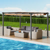 Vevor Outdoor Retractable Pergola 10' x 13' with Adjustable Sun Shade Canopy New