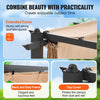 Vevor Outdoor Retractable Pergola 10' x 13' with Adjustable Sun Shade Canopy New