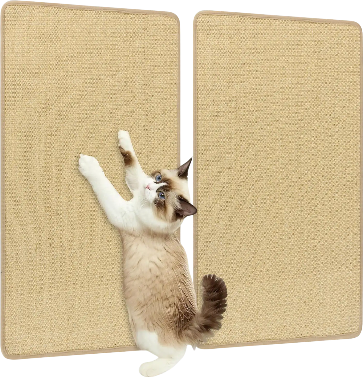 Costway 2 Piece Cat Scratcher Mat Set 32 x 20