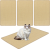 4 Pieces Cat Scratcher Mat Set 32  x 20 Inch Pads for Cats