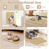 Cat scratcher mat set featuring natural sisal pads, ideal for protecting furniture and providing a cozy play area.