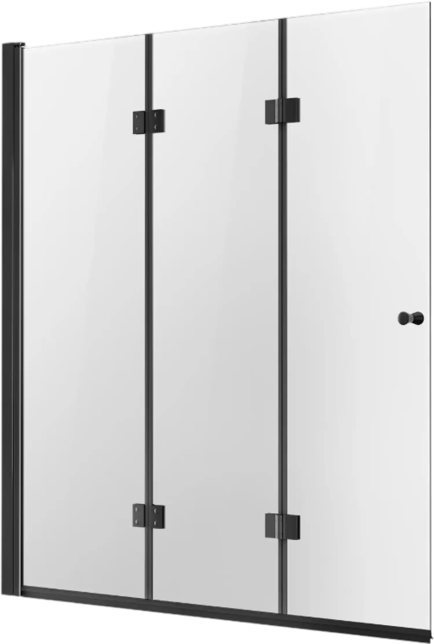 Vevor Frameless Foldable Bathtub Shower Door 51
