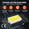 Vevor Hexagon LED Ceiling Light 86,400LM 14-Grid Honeycomb Garage Lighting Kit New