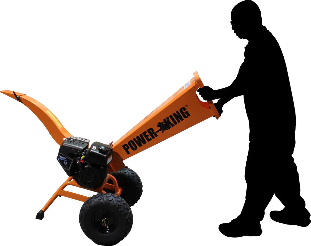 Power King Chipper Shredder 2.8" Residential Direct Drive 6.5 HP Kohler Gas Engine PK0913DD New