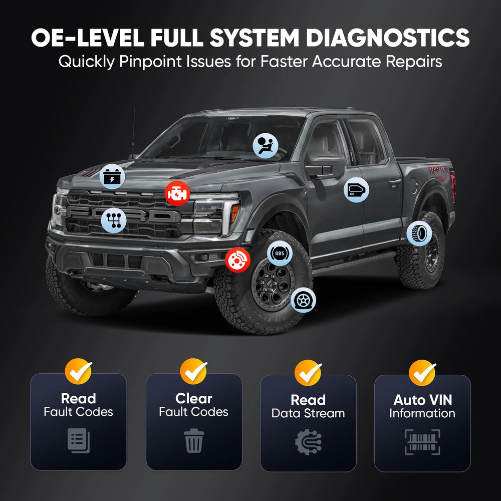 Thinkcar Platinum 191 Diagnostic Scanner 8" Full System OBD2 Scan Tool with Active Test Functions New