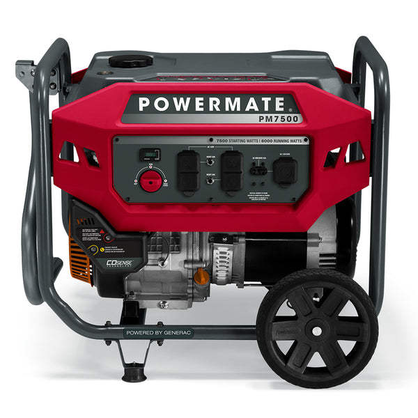 Generac/Powermate PM7500 Generator 6000W/7500W Gas New – FactoryPure